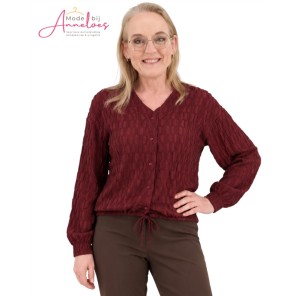 Enjoy Blouse Vhals 183633 Stuctuur 252 Port Enjoy Blouse Vhals 183633 Stuctuur 252 Port